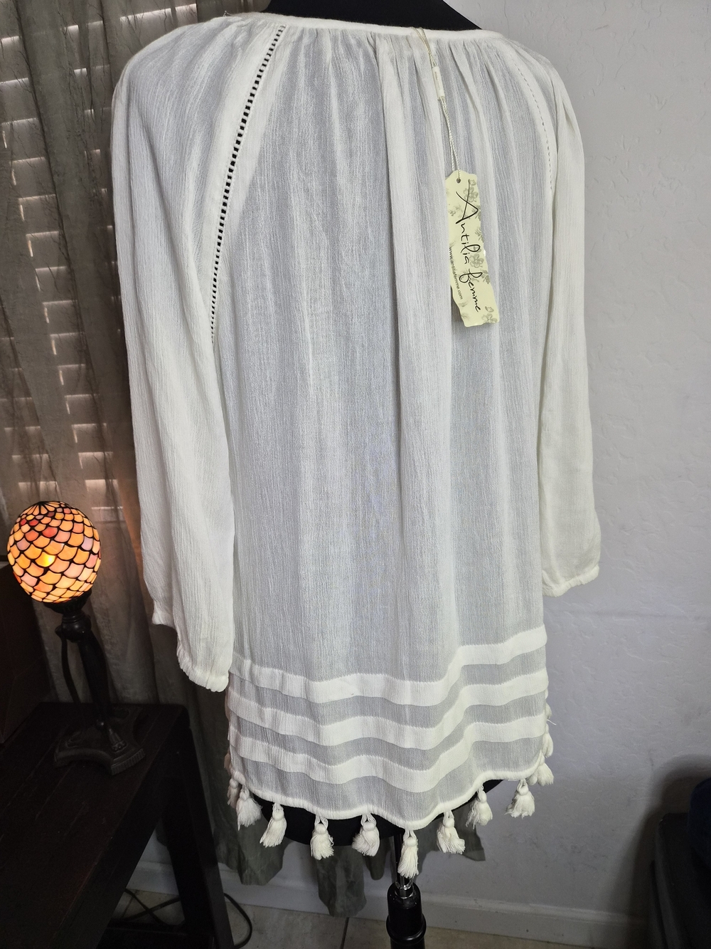 Antilia Femme Bohemian Blouse #0186 - Picture 5 of 8
